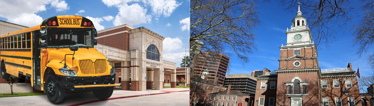 A beautiful university campus